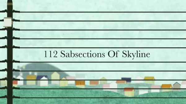 Copertina di 112 Sabsections of Skyline