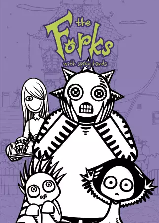 Copertina di The Forks with Spiky Hands