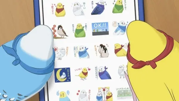 Copertina di Parakeet Colors Line Stamp Promotion