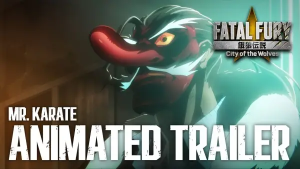 Copertina di Fatal Fury: City of the Wolves - Mr. KARATE Trailer