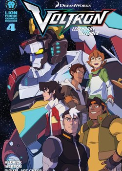 Copertina di Voltron Legendary Defender: Motion Comic