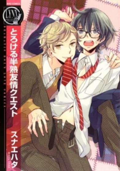 Copertina di Torokeru Hanjuku Yuujou Quest