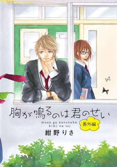 Copertina di Mune ga Naru no wa Kimi no Sei Bangai-hen