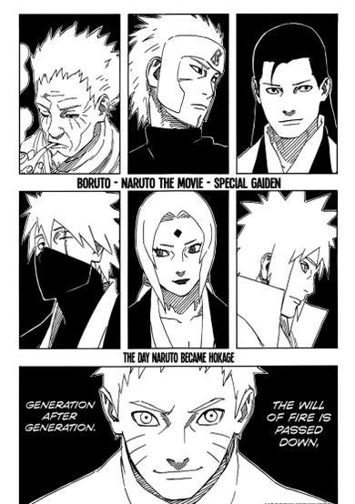 Copertina di Boruto: Naruto the Movie Tokubetsu Bangai-hen - Naruto ga Hokage ni Natta Hi