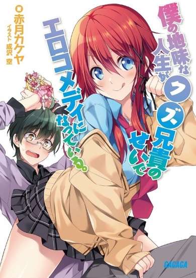 Copertina di Boku no Jimi na Jinsei ga Kuzu Aniki no Sei de Ero Comedy ni Natteiru.