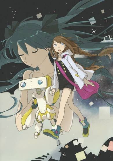 Copertina di Hatsune Miku: Future Delivery - Little Asimov and the Green Thing Left Behind
