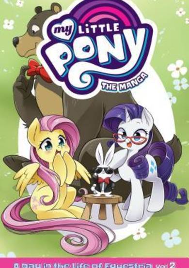 Copertina di My Little Pony: The Manga – A Day in the Life of Equestria