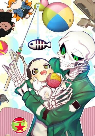 Copertina di The Skeleton Becomes a Cat Dad