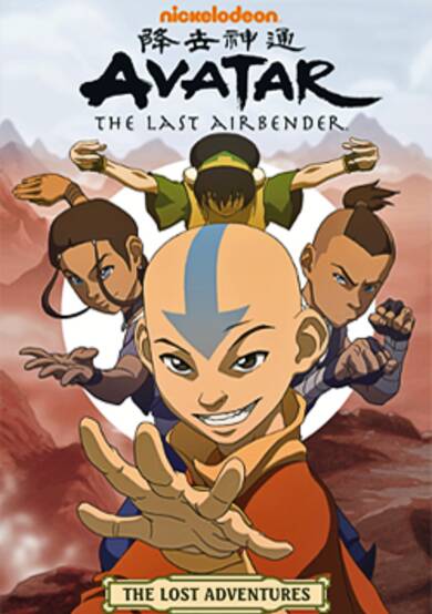 Copertina di Avatar: The Last Airbender - The Lost Adventures