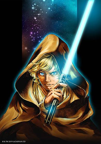 Copertina di The Legends of Luke Skywalker—The Manga