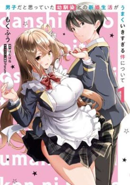 Copertina di Danshi da to Omotte Ita Osananajimi to no Shinkon Seikatsu ga Umaku Ikisugiru Ken Nitsuite