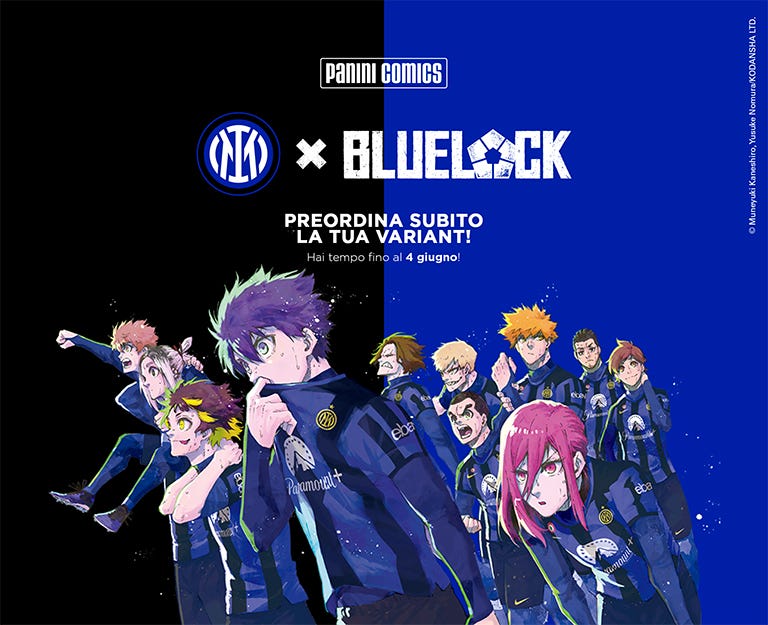Blue Lock × Inter: nuova Variant preordinabile