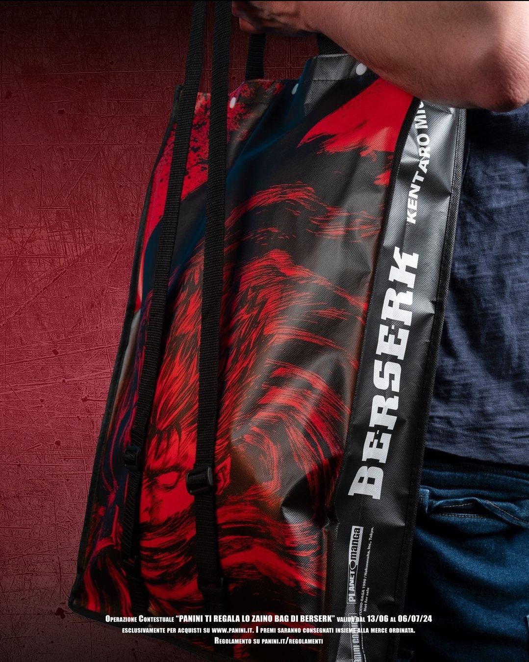 Zaino Bag di Berserk: nuova iniziativa della Planet Manga